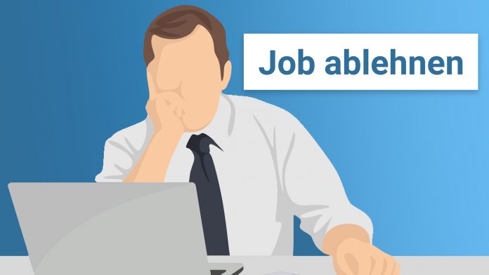 Job Angebot Beförderung ablehnen