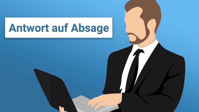 Job Bewerbung Vorstellungsgespräch - Antwort auf Absage - richtig reagieren