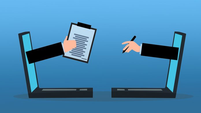Online Bewerbung Unterschrift