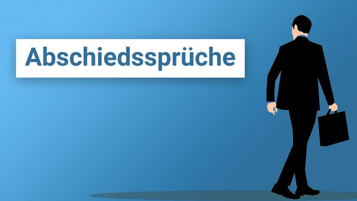Abschiedssprüche Kollegen Chef Kunden