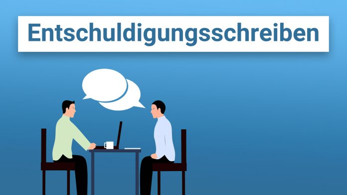 Entschuldigungsschreiben - mit Muster und Vorlagen