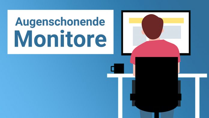 Augenschonender Monitor für Büro, Home-Office und Arbeit
