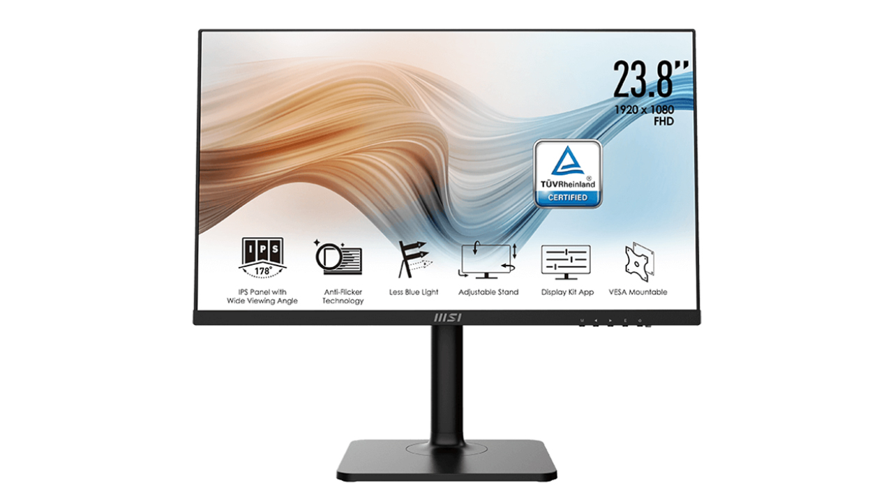 MSI Modern MD241PDE augenschonender Business Monitor